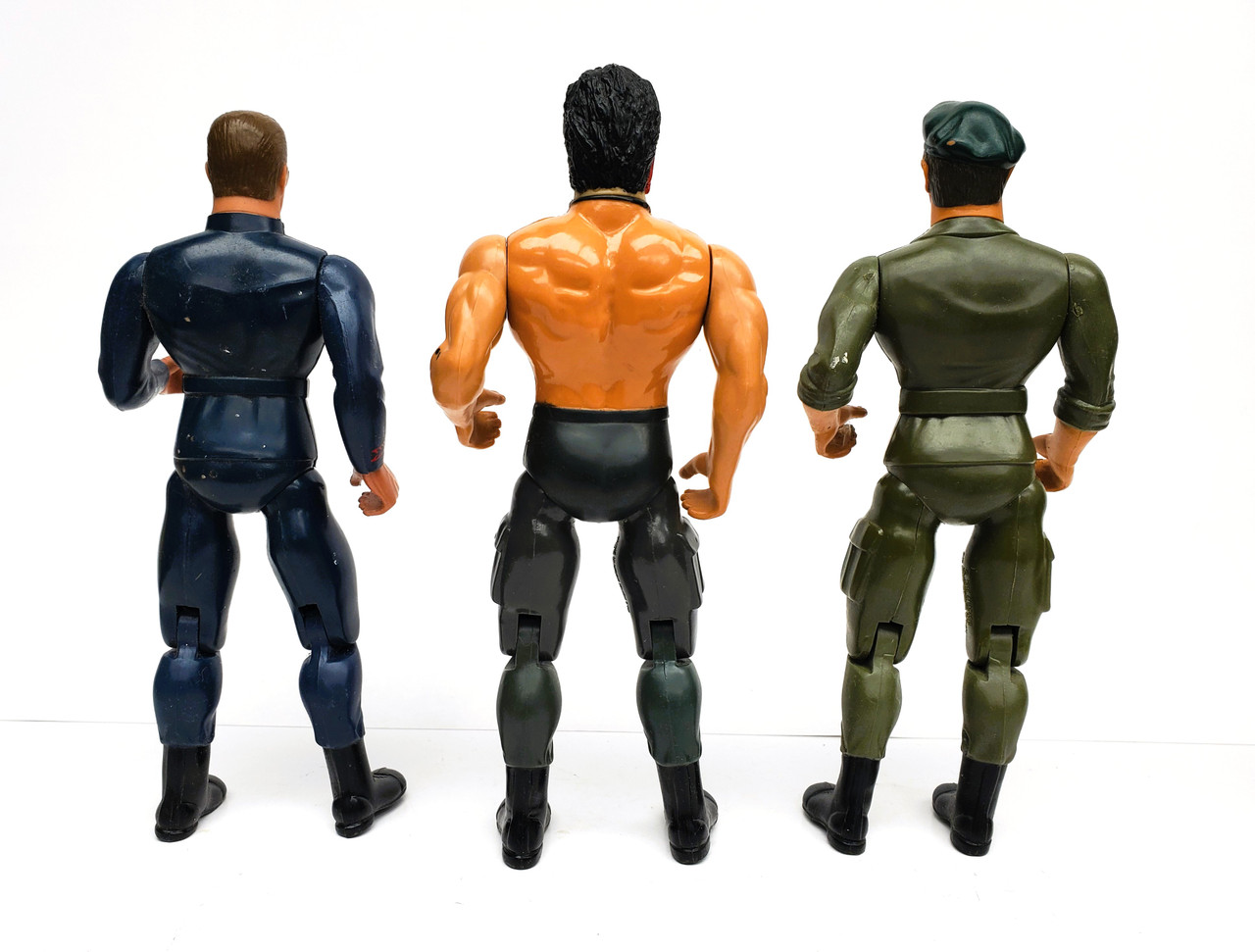 Coleco Rambo (1985) Rambo, Col. Trautman and General Warhawk