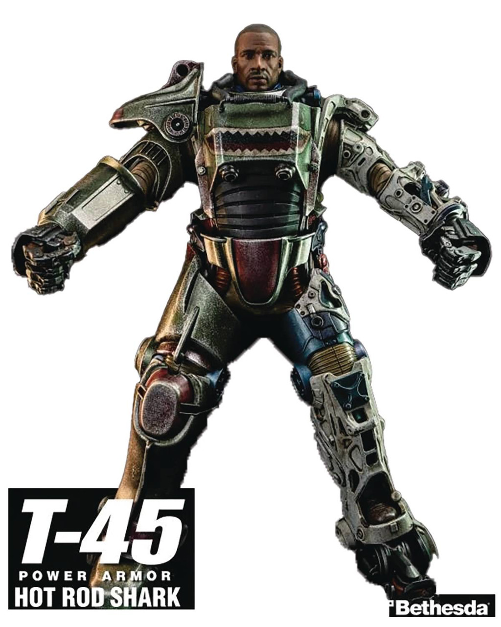 Threezero Fallout T-45 Hot Rod Shark Power Armor 1/6 Scale