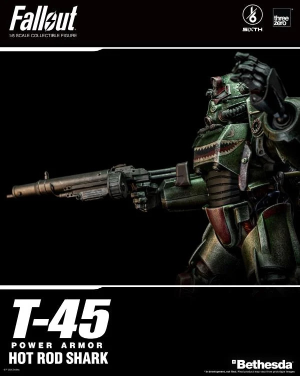 Threezero Fallout T-45 Hot Rod Shark Power Armor 1/6 Scale Action