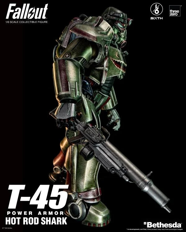 Threezero Fallout T-45 Hot Rod Shark Power Armor 1/6 Scale Action
