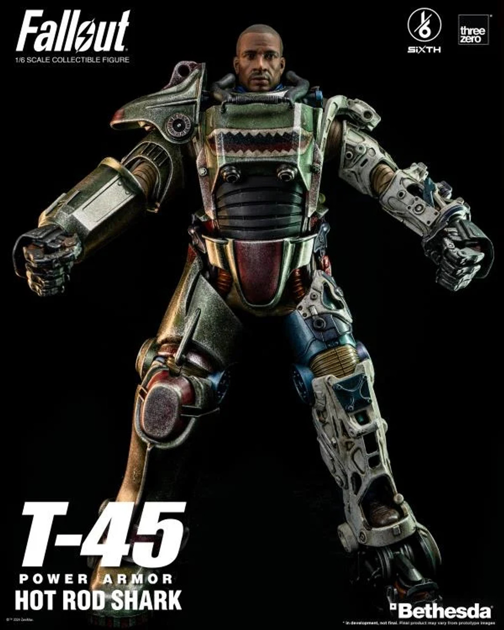 Threezero Fallout T-45 Hot Rod Shark Power Armor 1/6 Scale