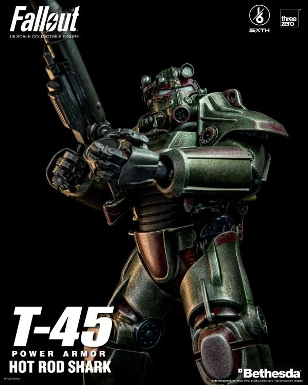Threezero Fallout T-45 Hot Rod Shark Power Armor 1/6 Scale
