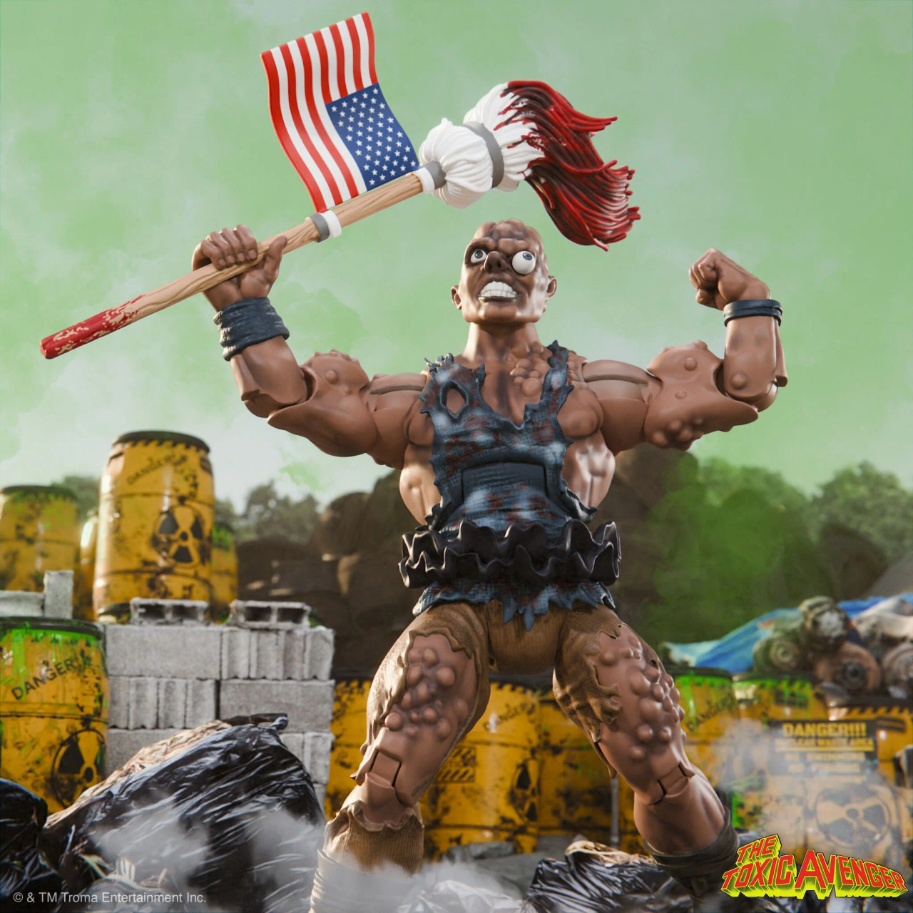 The Toxic avenger トキシックアベンジャーマスク Toxic Avenger Silicone Mask (Caucasian) - CFX - Lifelike
