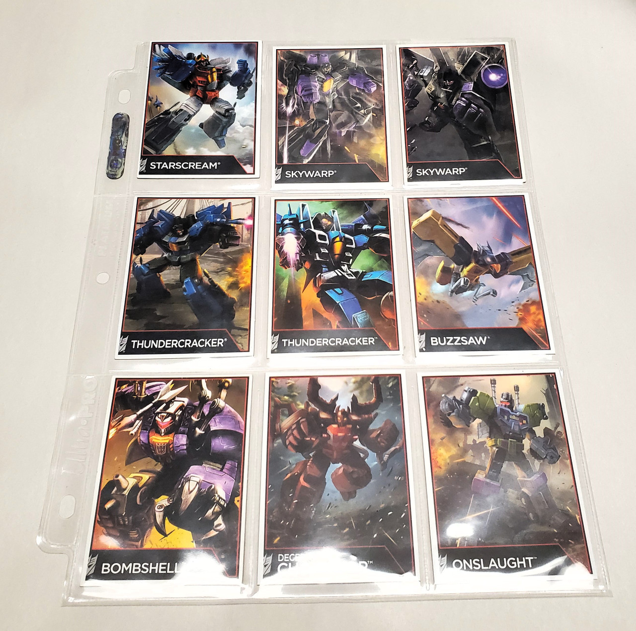Hasbro Transformers Generation trading card lot 54 cards