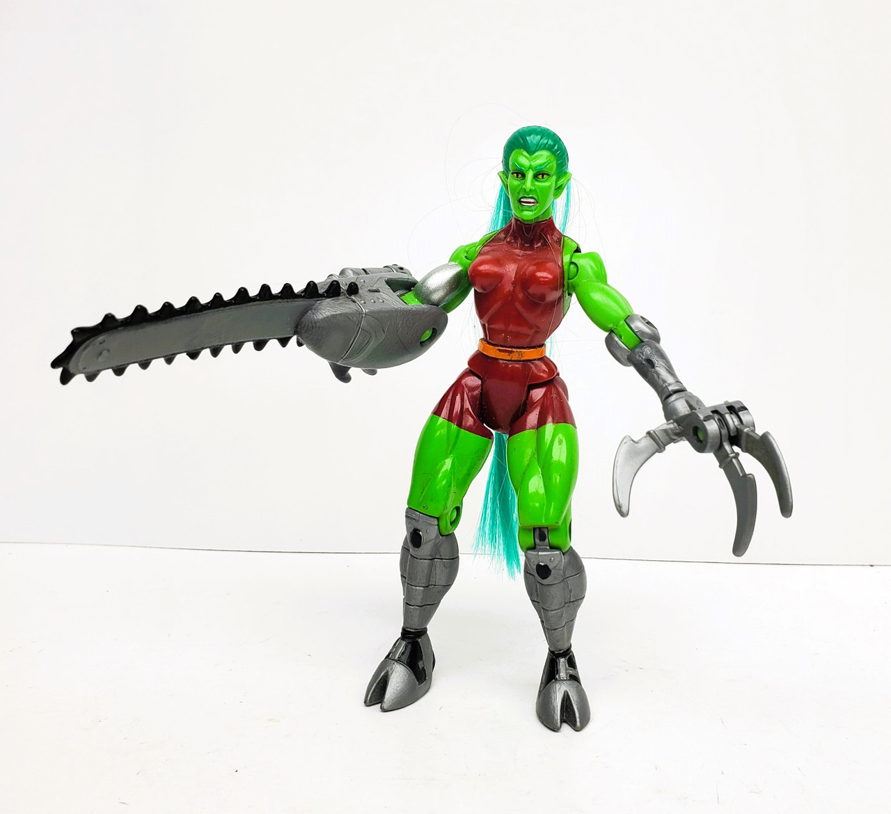 Toybiz 1997 Hulk Animated Series Outcasts Chainsaw Action Figure No Toybiz 1997 Hulk Animated Series Outcasts Chainsaw Action Figure No
