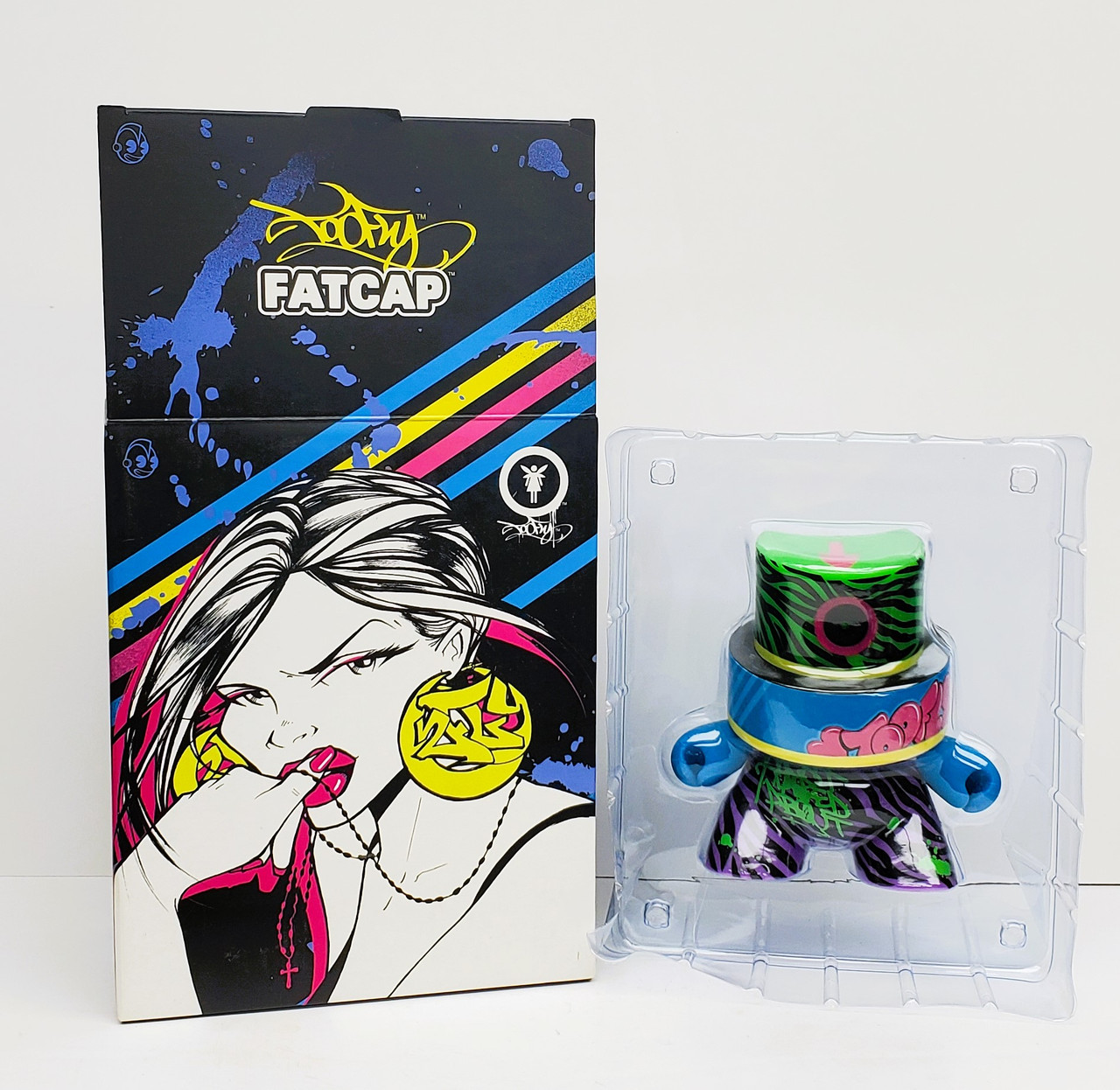 KidRobot FATCAP S2 Secret Ticket TOOFLY Urban Art Vinyl Figure