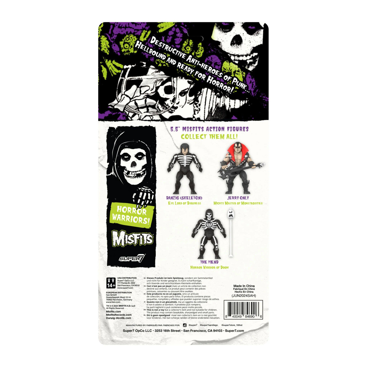 Super7 Misfits Vintage Figures Wave 1 Jerry Only