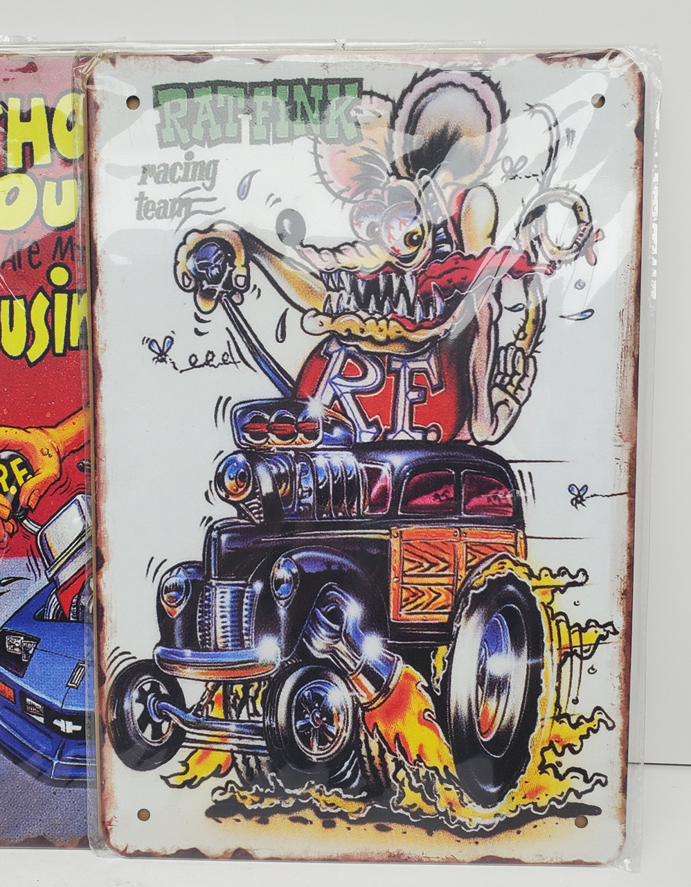 【中古】 Rat Fink / Various Artists ∞ Signed ED ROTH Wild Child Silkscreen Art RAT FINK Von