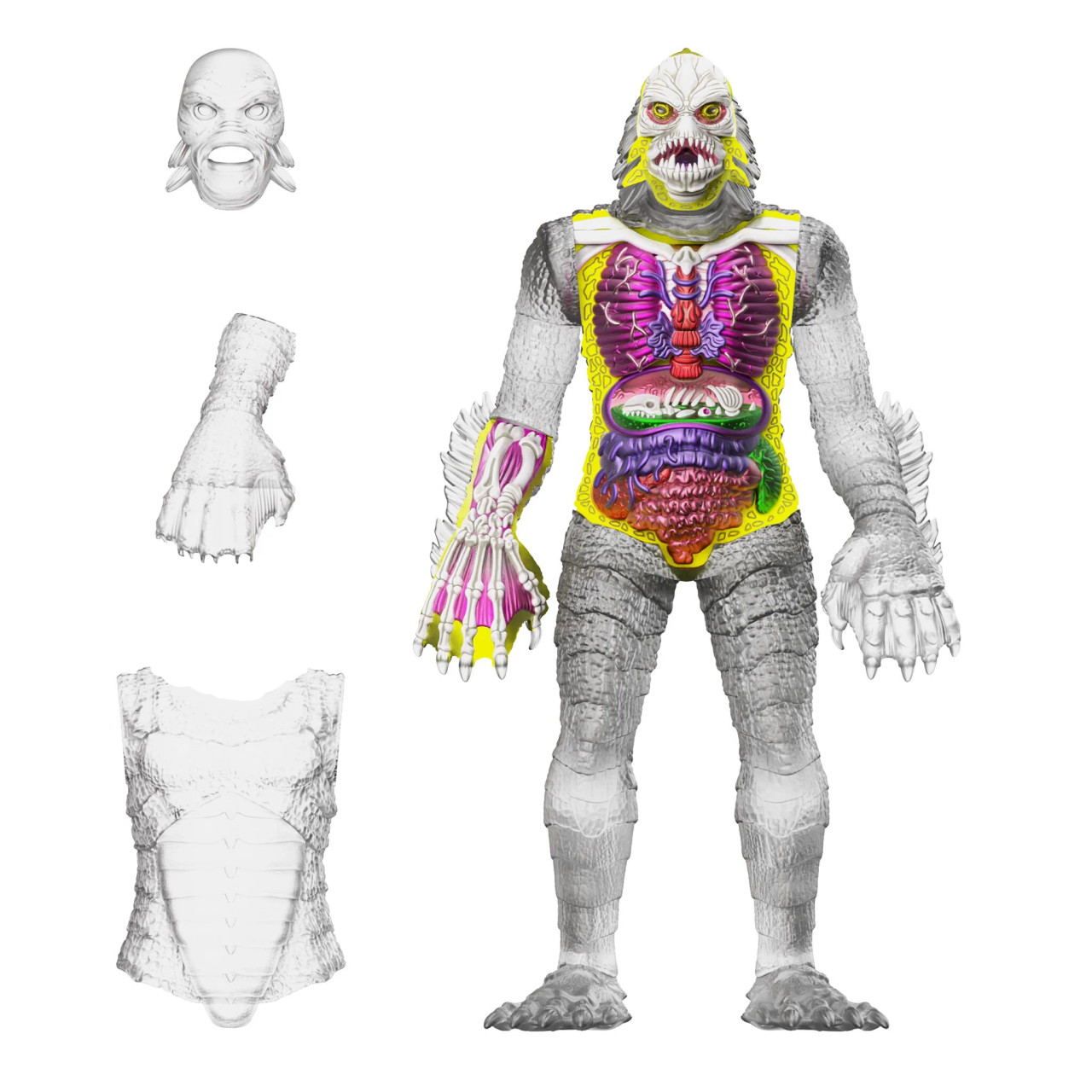 Universal Monsters Super Cyborg Creature from the Black Lagoon (Clear)
