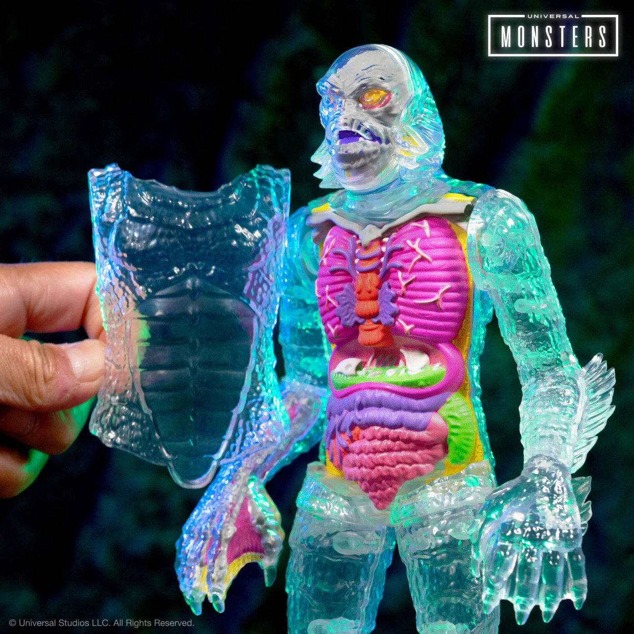 Universal Monsters Super Cyborg Creature from the Black Lagoon (Clear)