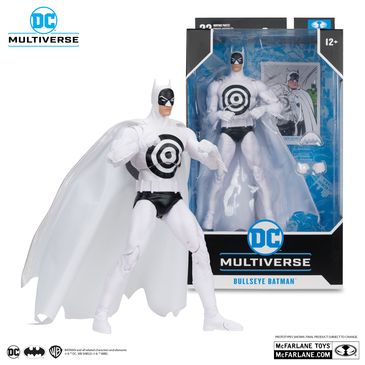 McFarlane DC Multiverse Bullseye Batman Platinum Edition 7in