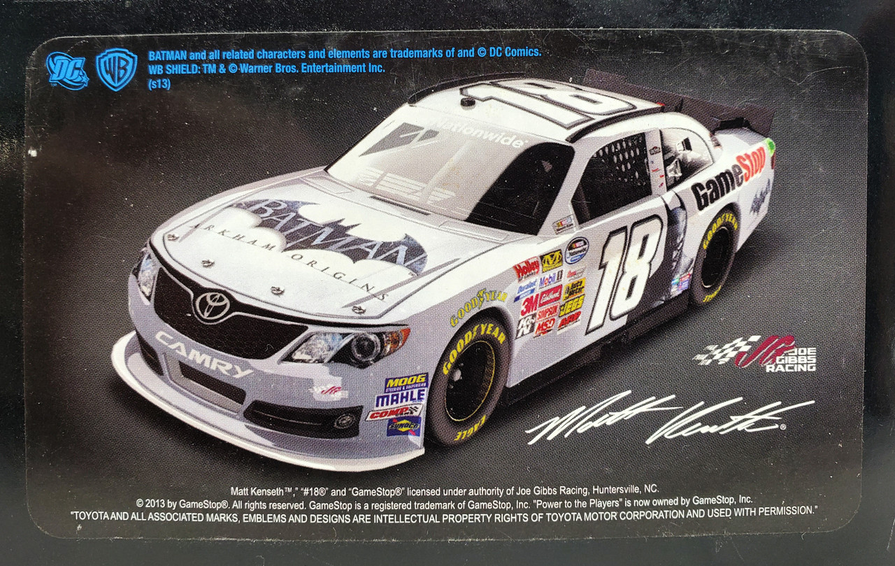 Lionel Nascar #18 Matt Kenseth Gamestop Batman 2013 Toyota
