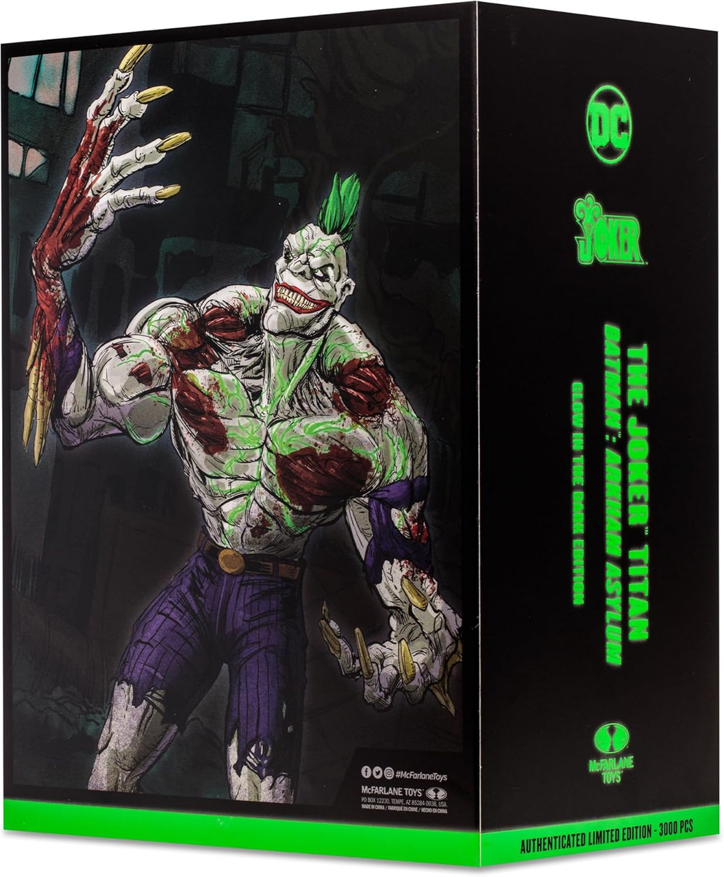 McFarlane DC Multiverse Megafig Joker Titan GLOW IN THE DARK Action Figure