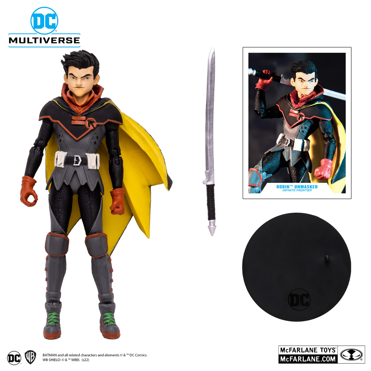 McFarlane DC Multiverse Robin Unmasked Gold Label 7