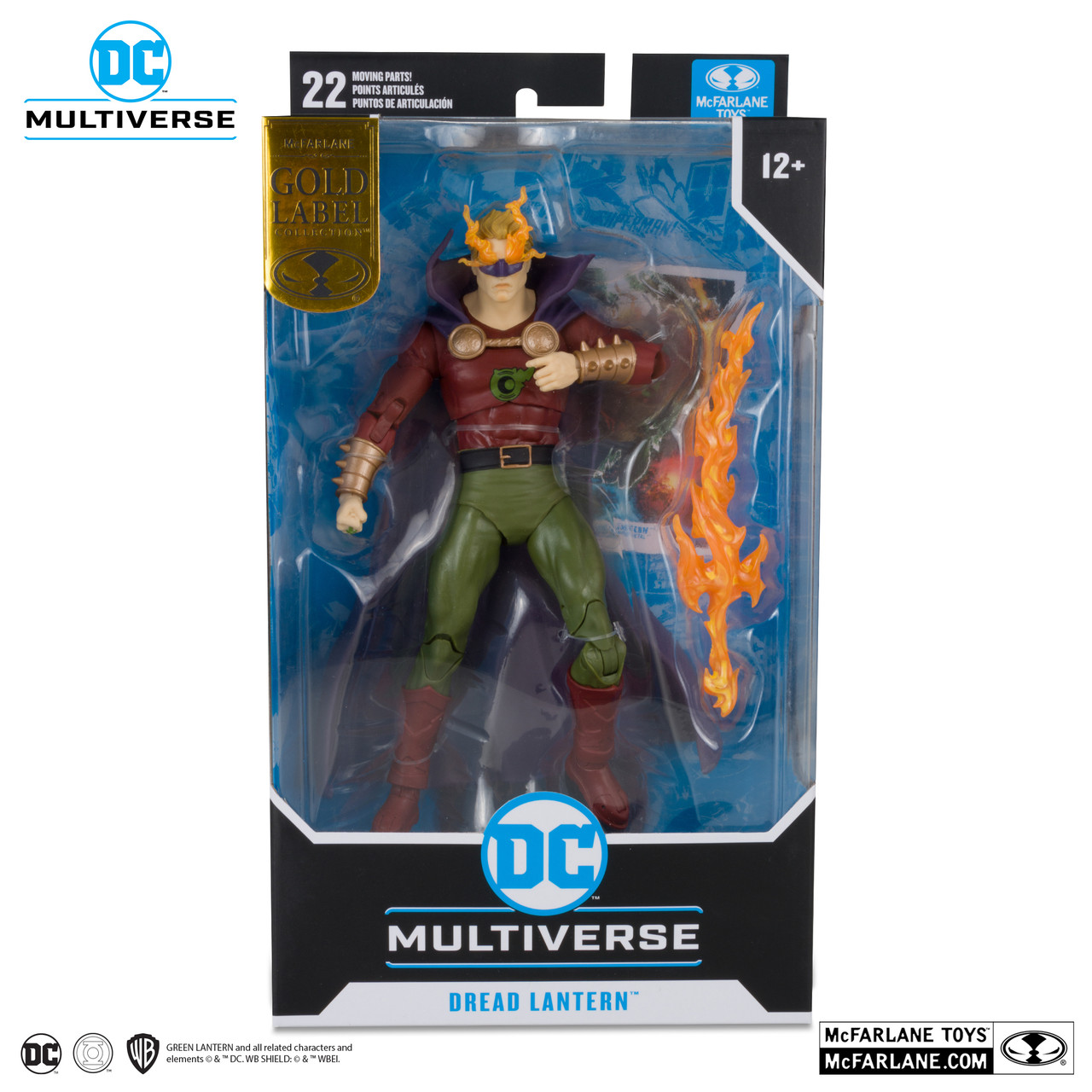 McFarlane DC Multiverse Dread Lantern (Dark Nights: Metal) Gold