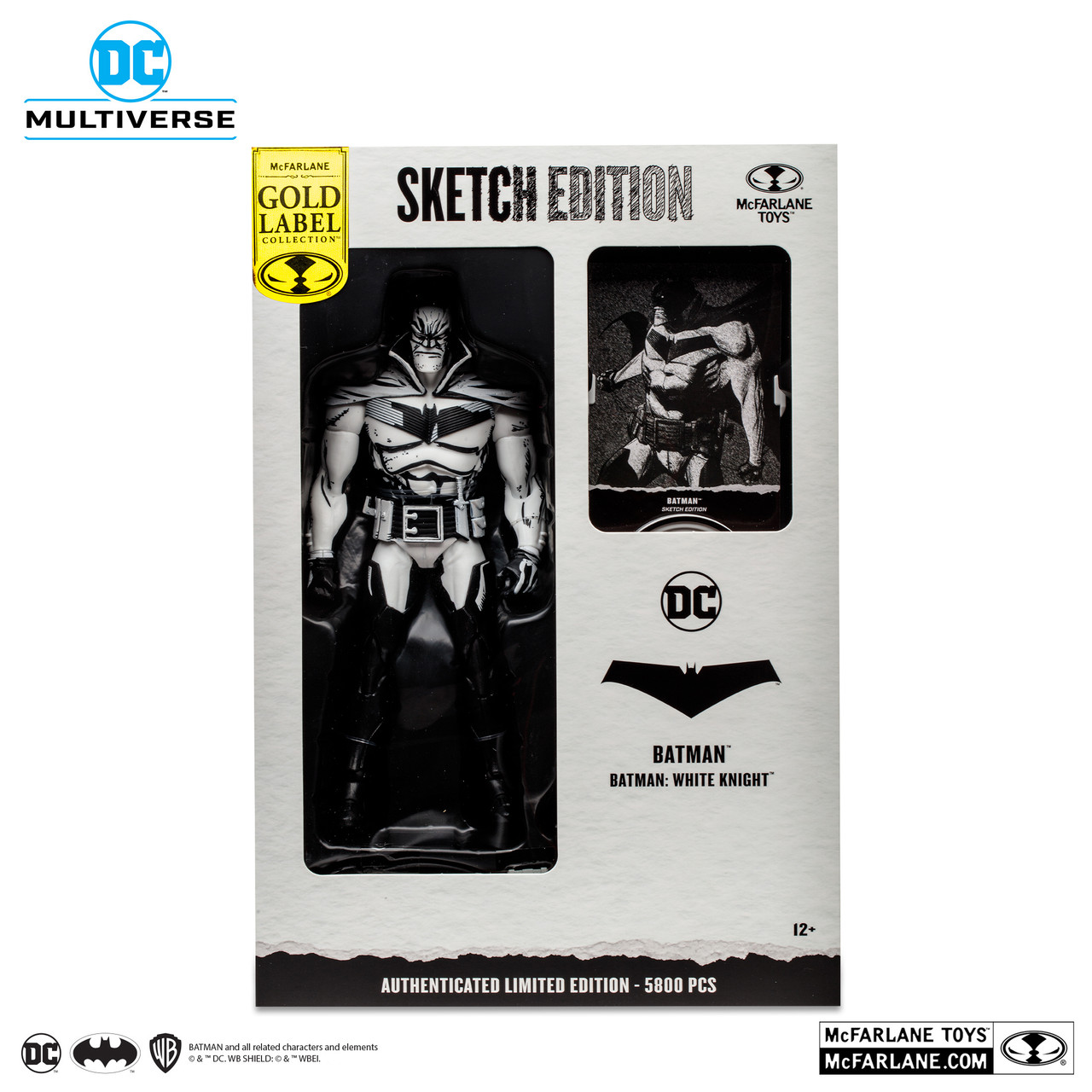 Hazmat Suit Batman Sketch Editionマクファーレン Hazmat Suit Batman (DC Multiverse) Sketch Edition Gold Label