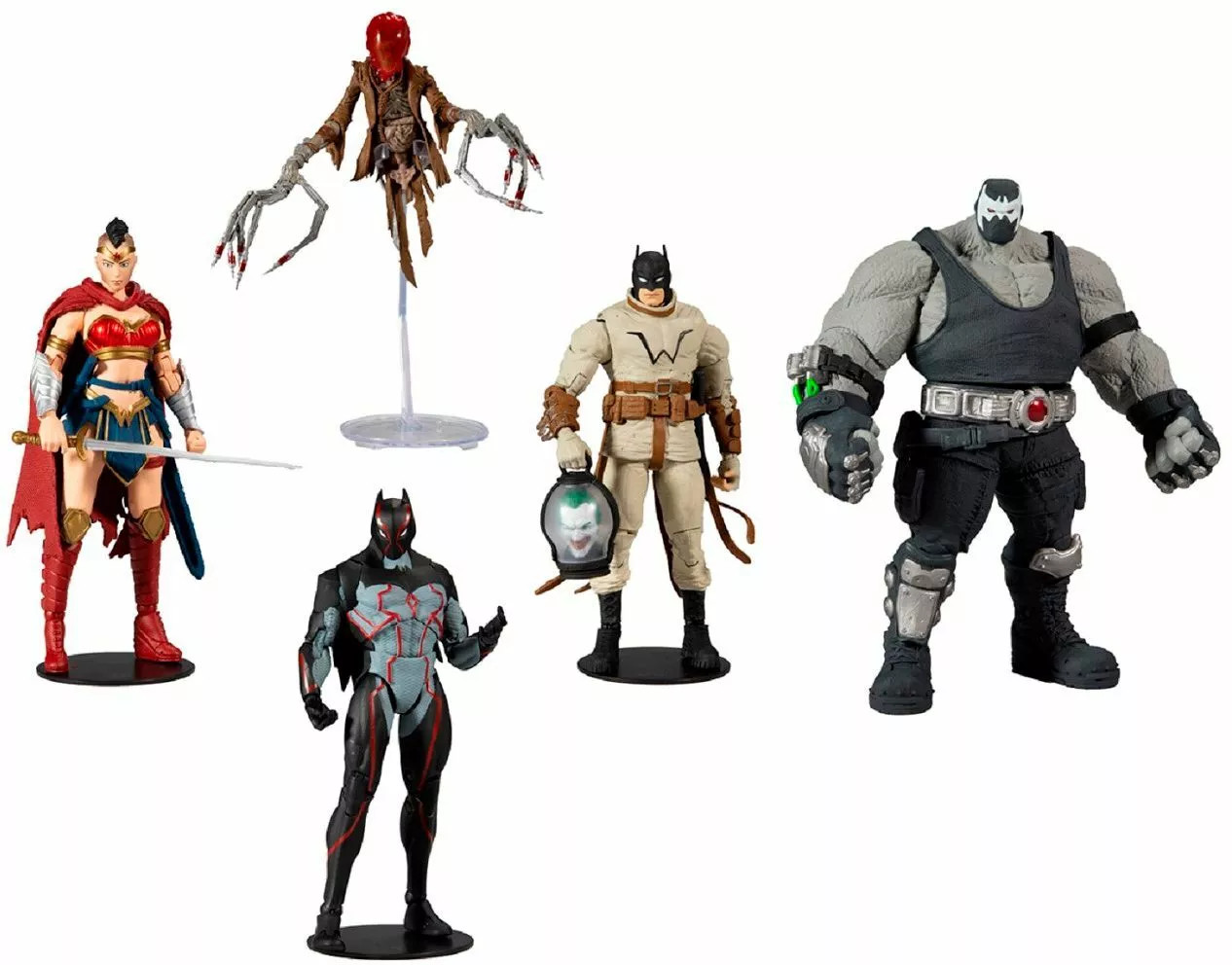 McFarlane Batman The Last Knight on Earth Set of 4 Build-A-Figure Bane