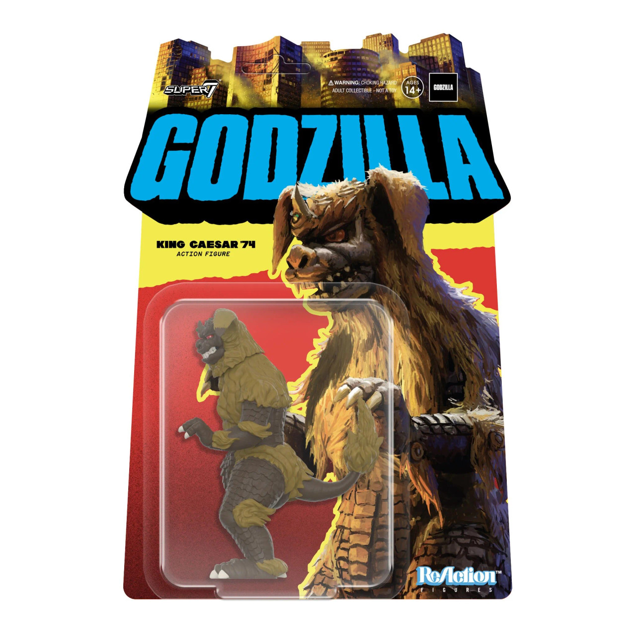 Toho ReAction Figures Wave 6 King Caesar, Godzilla 1974 (Charged