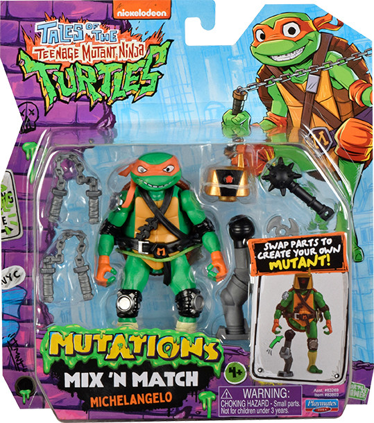Playmates TMNT Mix N' Match Turtles Action Figure 4 Pack