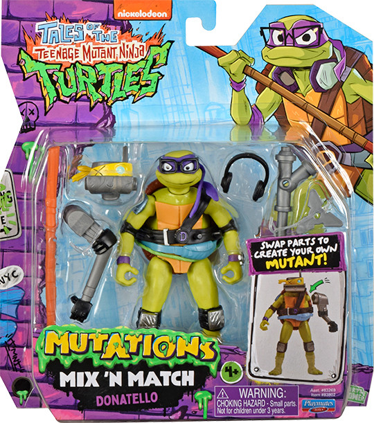 Playmates TMNT Mix N' Match Turtles Action Figure 4 Pack