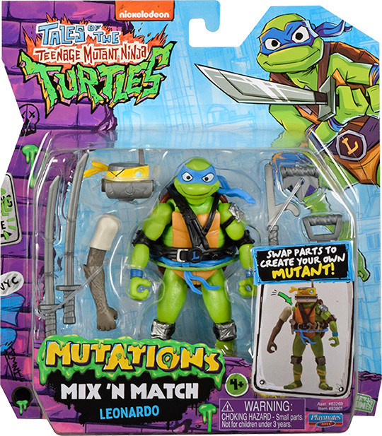 Playmates TMNT Mix N' Match Turtles Action Figure 4 Pack