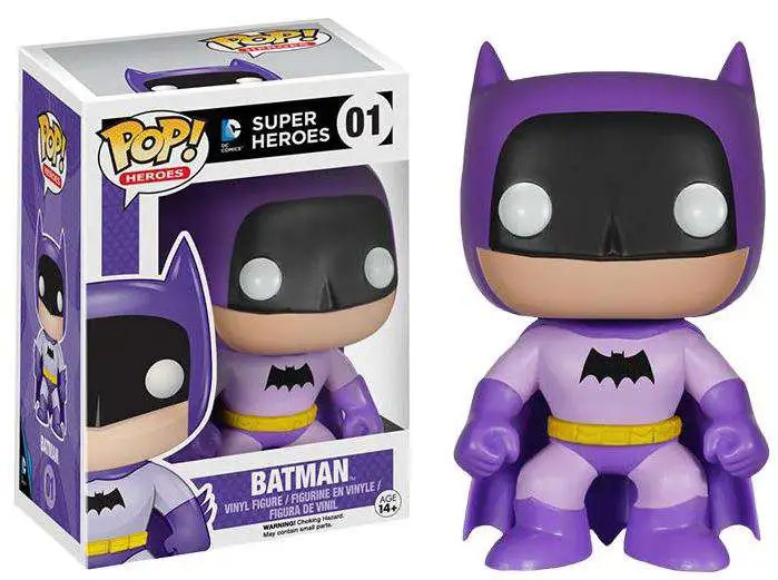 Funko Pop! Heroes: DC Super Heroes Batman (Purple) #01