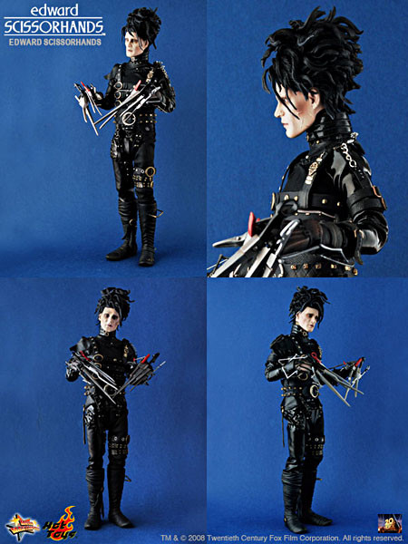Hot Toys Movie Masterpiece Edward Scissorhands 1/6th Collectors Figure (open package)