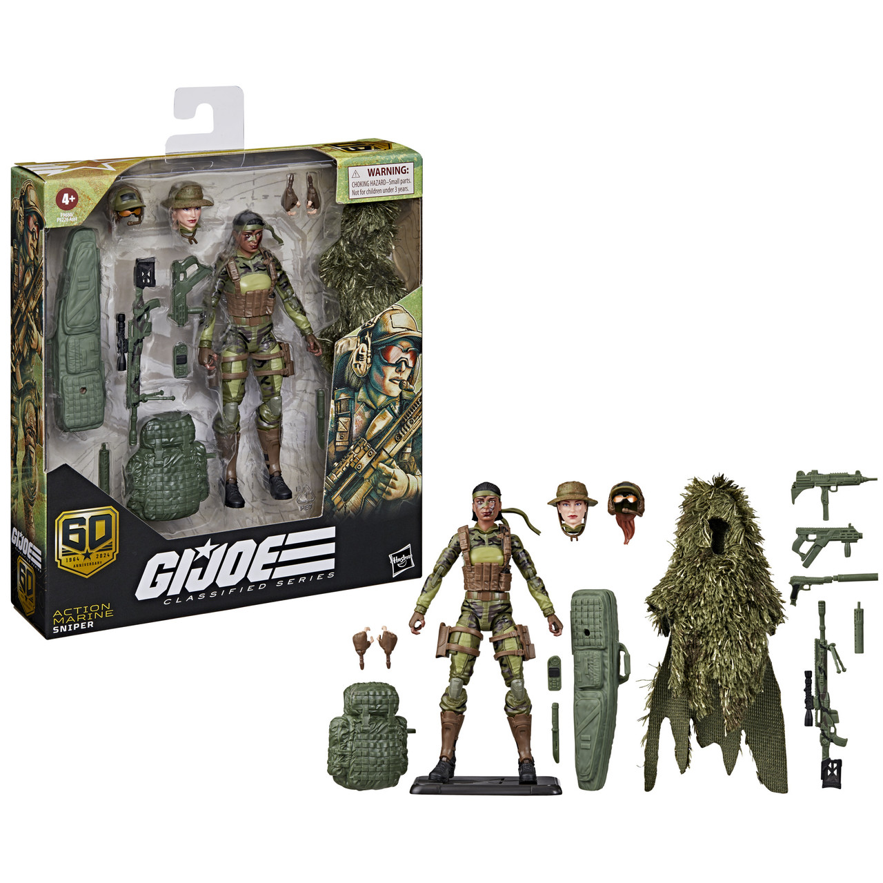 Hasbro GI Joe Classified Series Marine Sniper 6in Action Figure