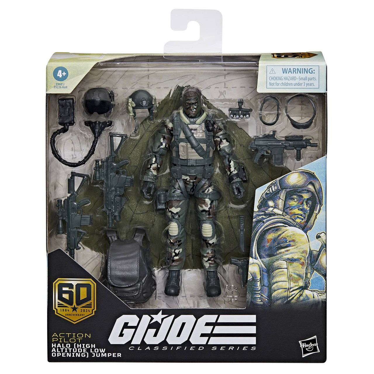 Hasbro GI Joe Classified Series Action Pilot HALO Jumper 6in