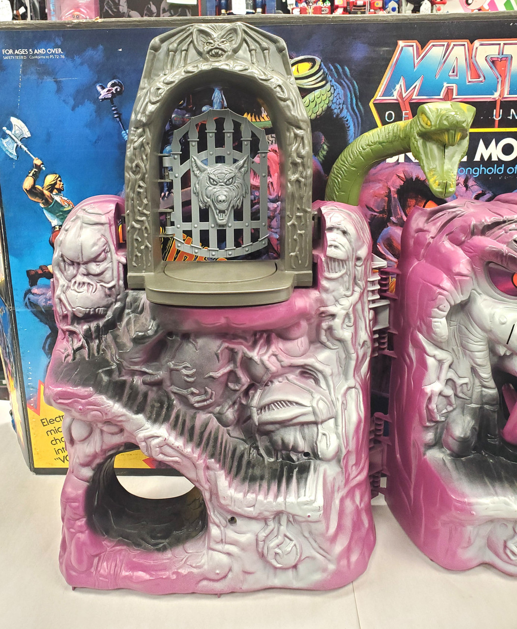 Mattel (1983) MOTU SNAKE MOUNTAIN (Open Box)