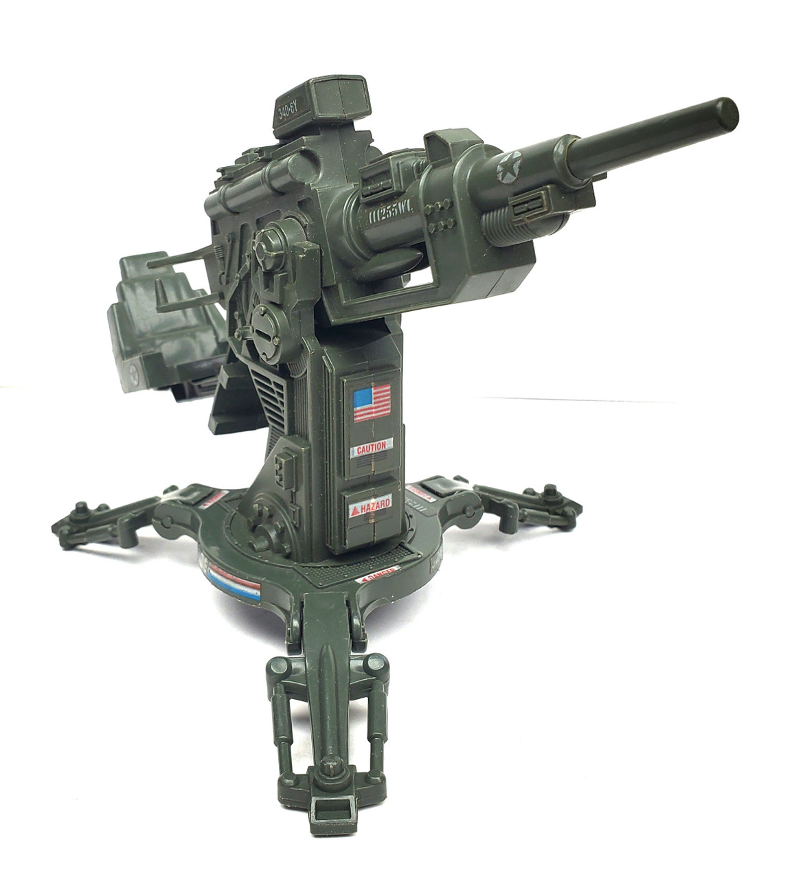 Hasbro GI JOE (1982) FLAK CANNON with Blueprints (no package)