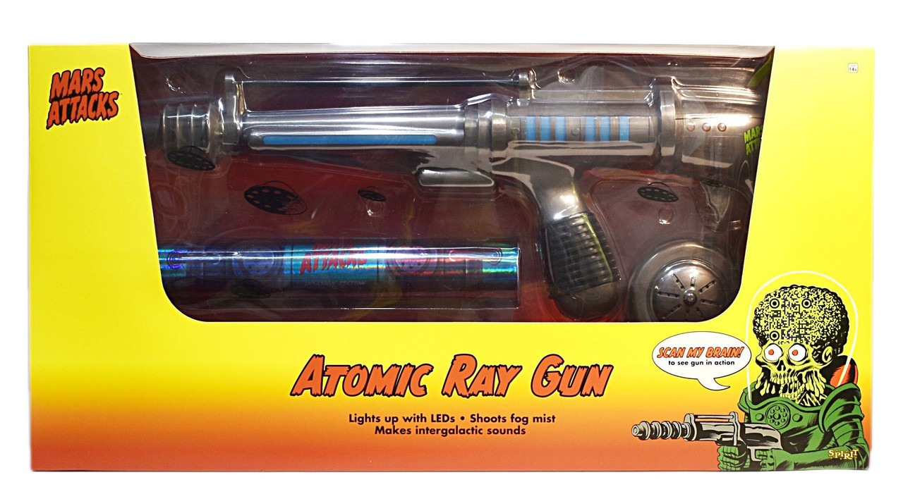 Mars Attacks Atomic Ray Gun with Poster