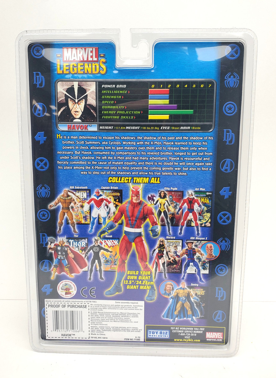 ToyBiz Marvel Legends GIANT MAN SERIES Havok 6