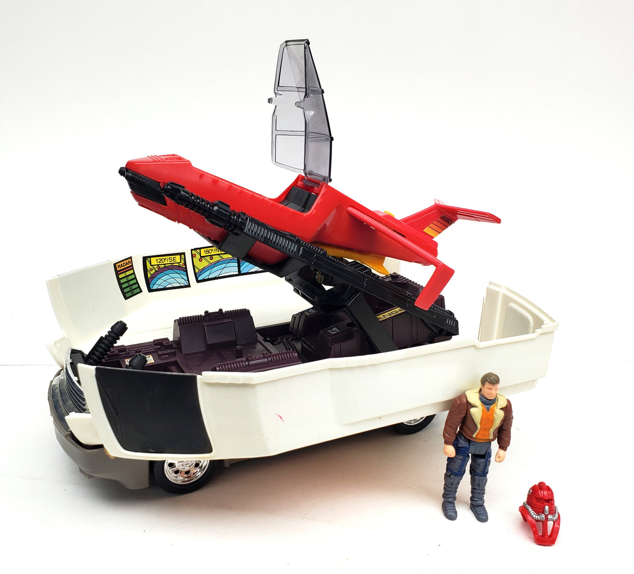 Kenner (1986) M.A.S.K. Slingshot and Ace Riker #2 (No package)