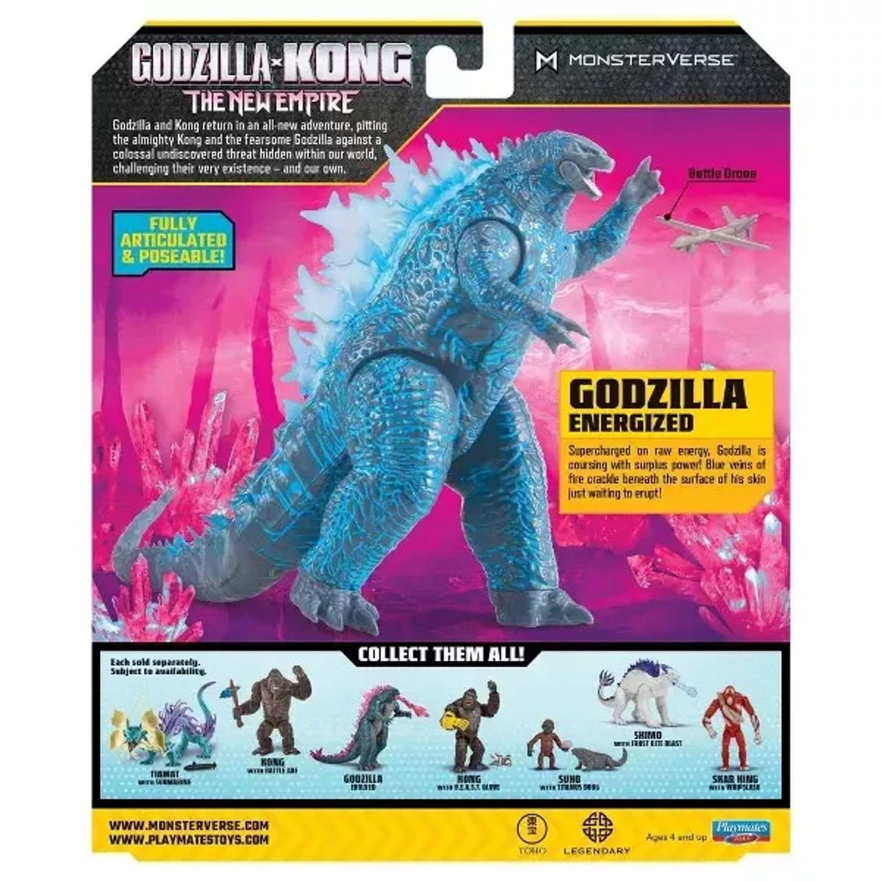 Godzilla X Kong The New Empire Godzilla ENERGIZED action figure