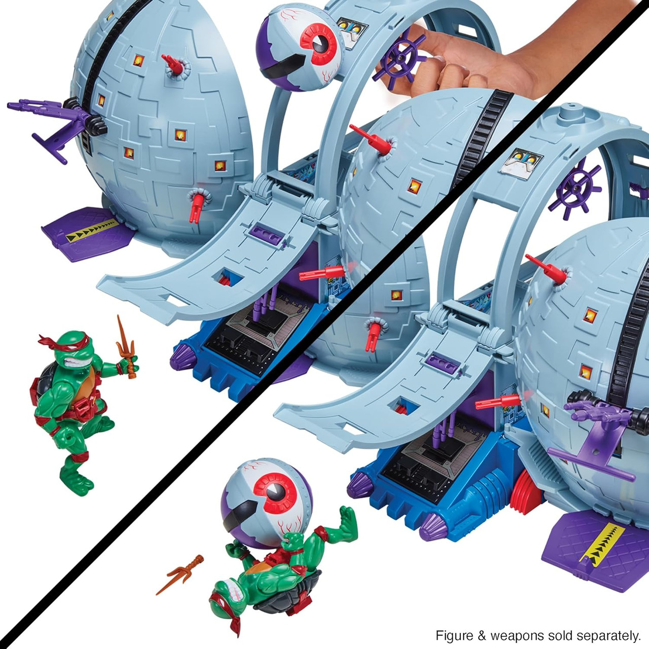 ケロ デンヂムシセット Teenage Mutant Ninja Turtles TMNT Classic Technodrome Playset