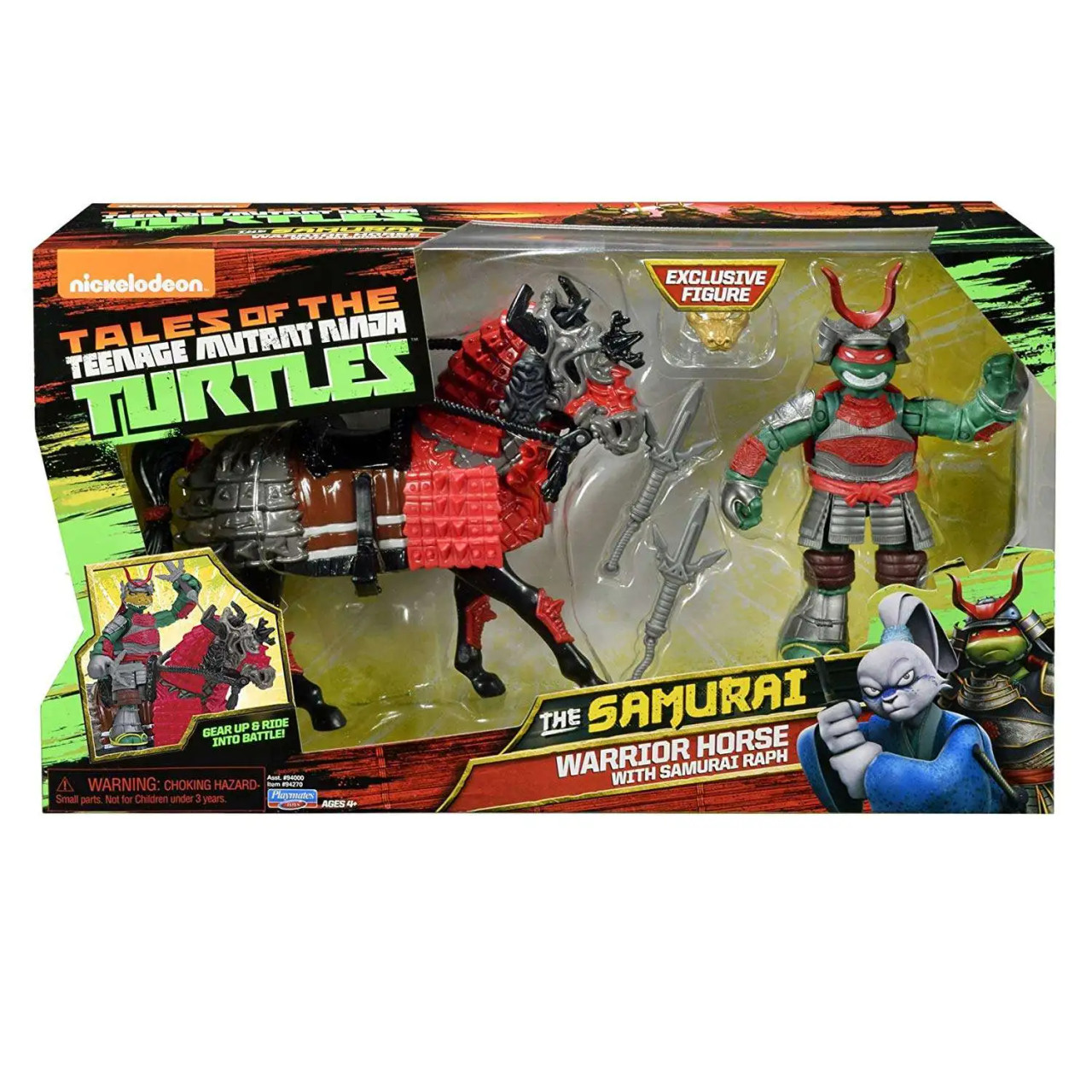 Nickelodeon (2017) TMNT Samurai Warrior Raph with Warrior Horse