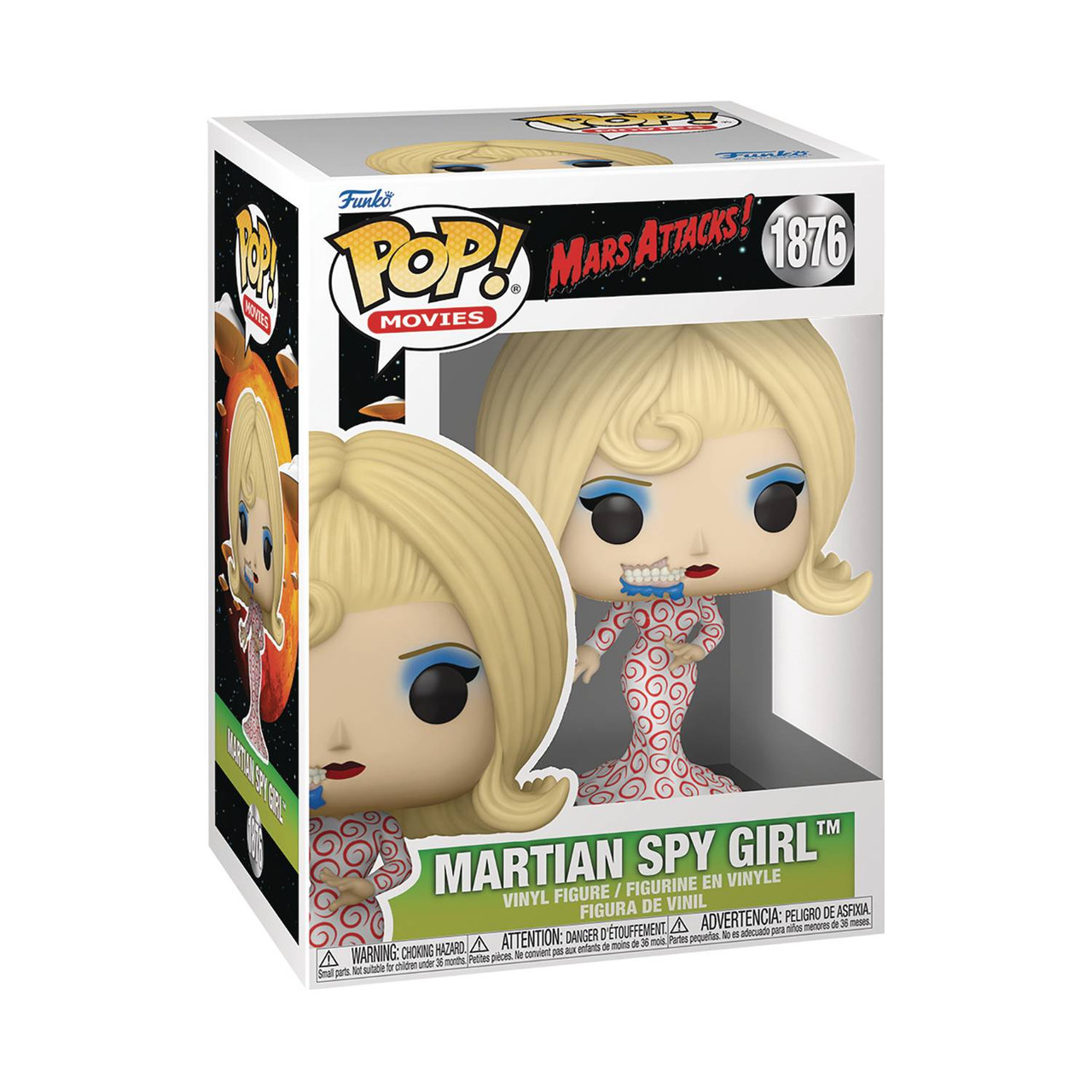 Funko Pop! Movies MARS ATTACKS! Martian Spy Girl #1876 with
