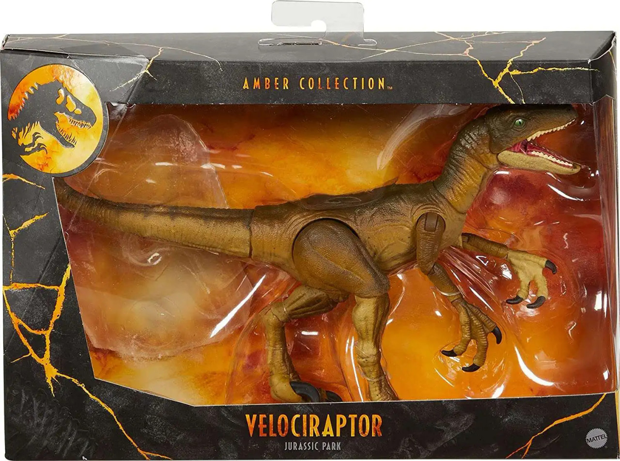 amber collection velociraptor jurassic park