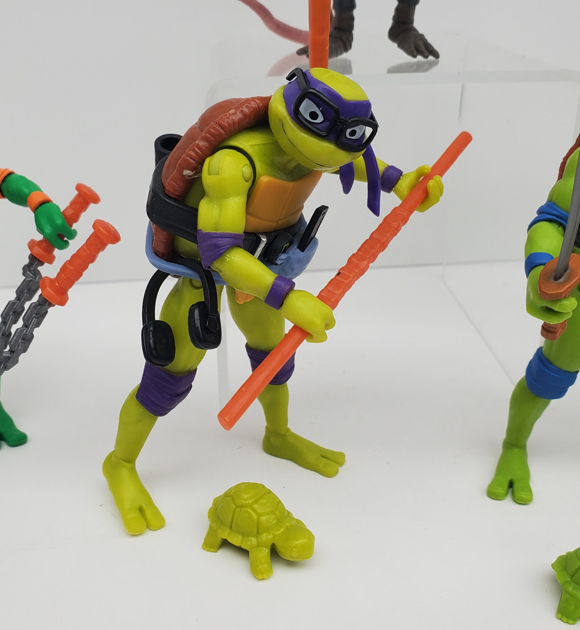 TMNT Mutant Mayhem Mike, Leo, Don, Raph and Splinter action figure