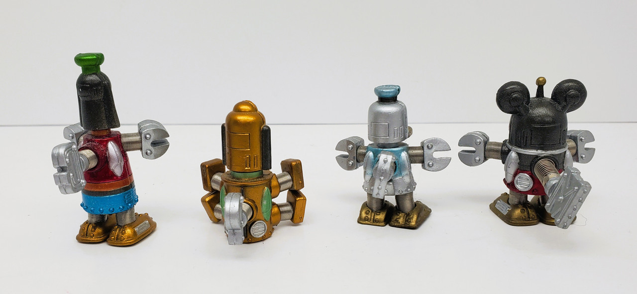 Disney Robots Mickey, Donald, Goofy and Pluto Figure lot Disney Robots Mickey, Donald, Goofy and Pluto Figure lot