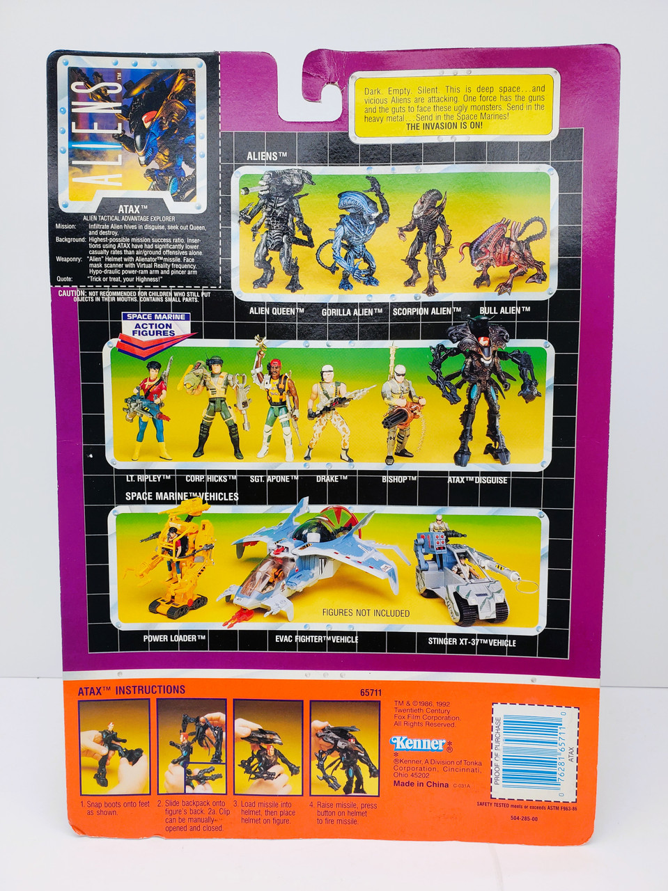 Kenner ALIENS Space Marine ATAX Action Figure