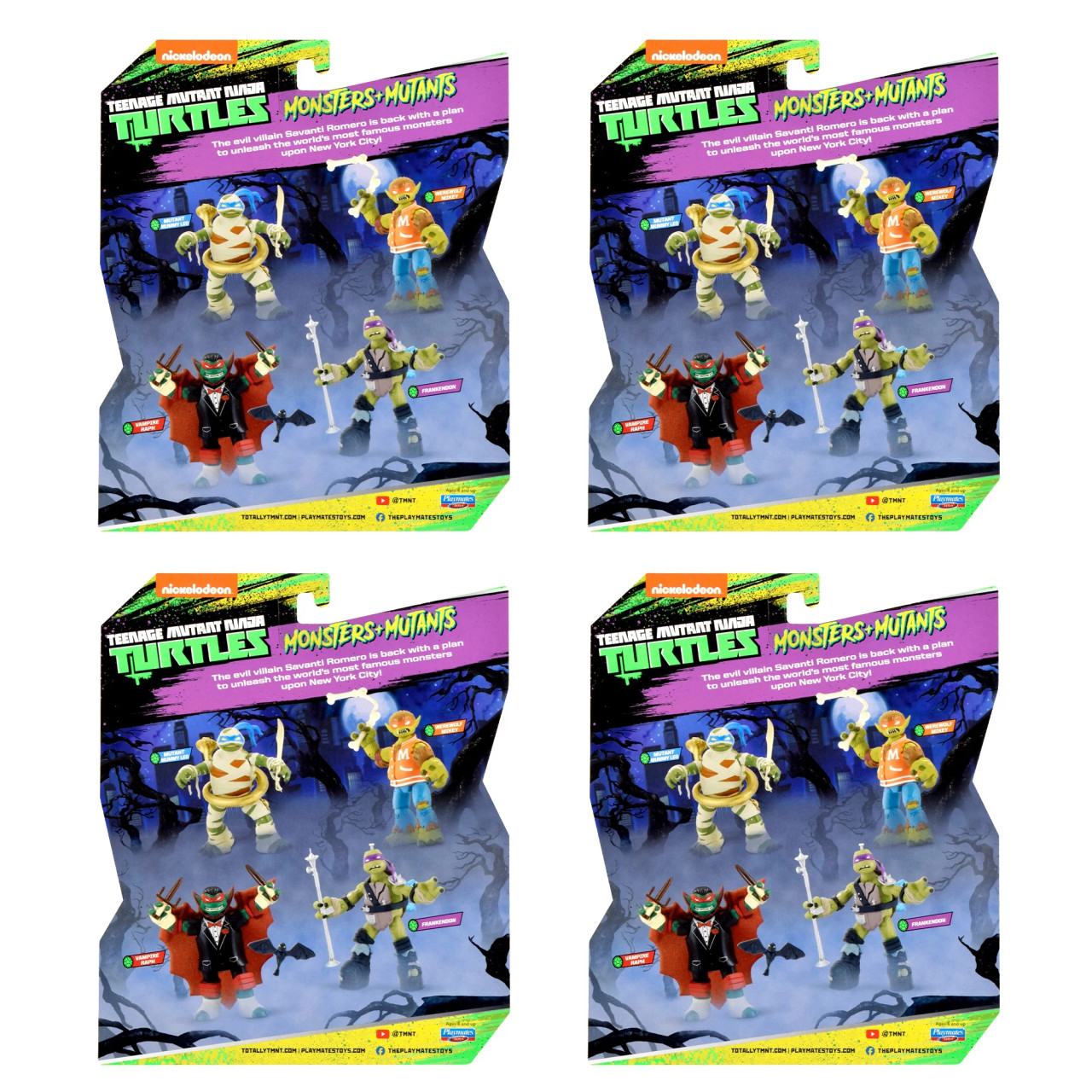 Playmates Teenage Mutant Ninja Turtles Monsters + Mutants
