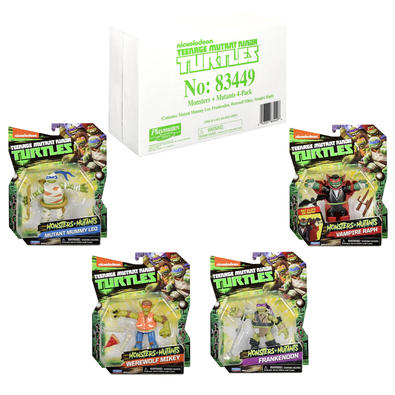 Playmates Teenage Mutant Ninja Turtles Monsters + Mutants