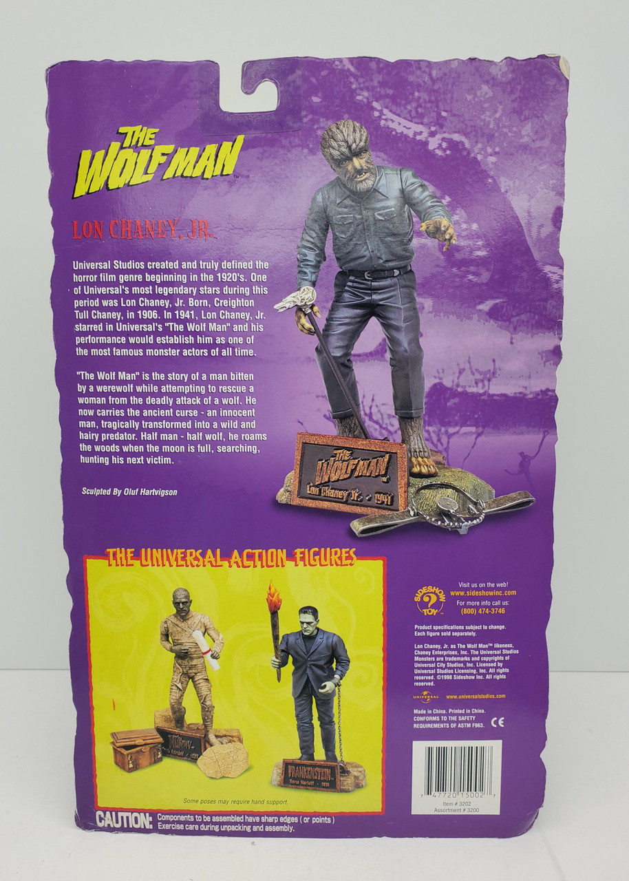 Sideshow (1998) Universal Monsters Series 1 The Wolfman Action Figure