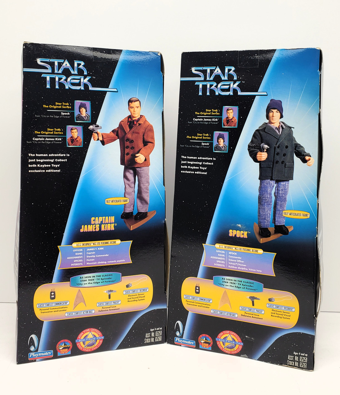 スタートレック フィギュア SPOCK と KIRK 2点セット　なかむ スタートレック フィギュア SPOCK と KIRK 2点セット なかむ