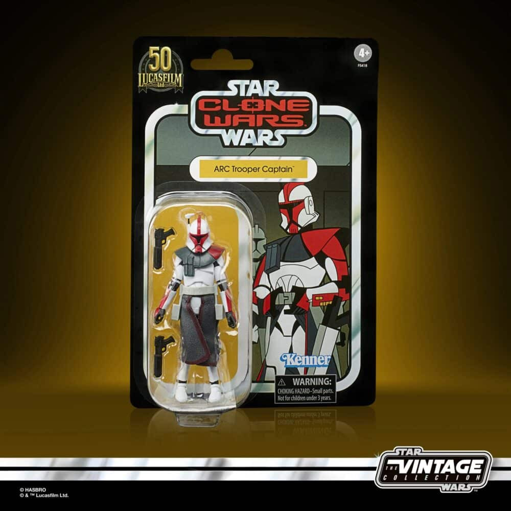 Hasbro Star Wars CLONE WARS VC213 ARC Trooper Captain