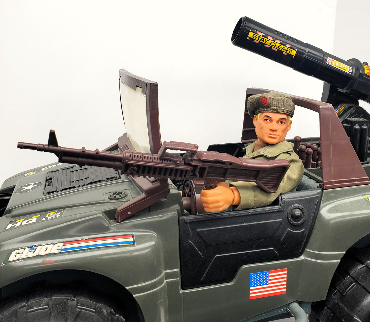 Hasbro (1993) G.I. Joe Hall Of Fame Rhino G.P.V. Jeep with Joe