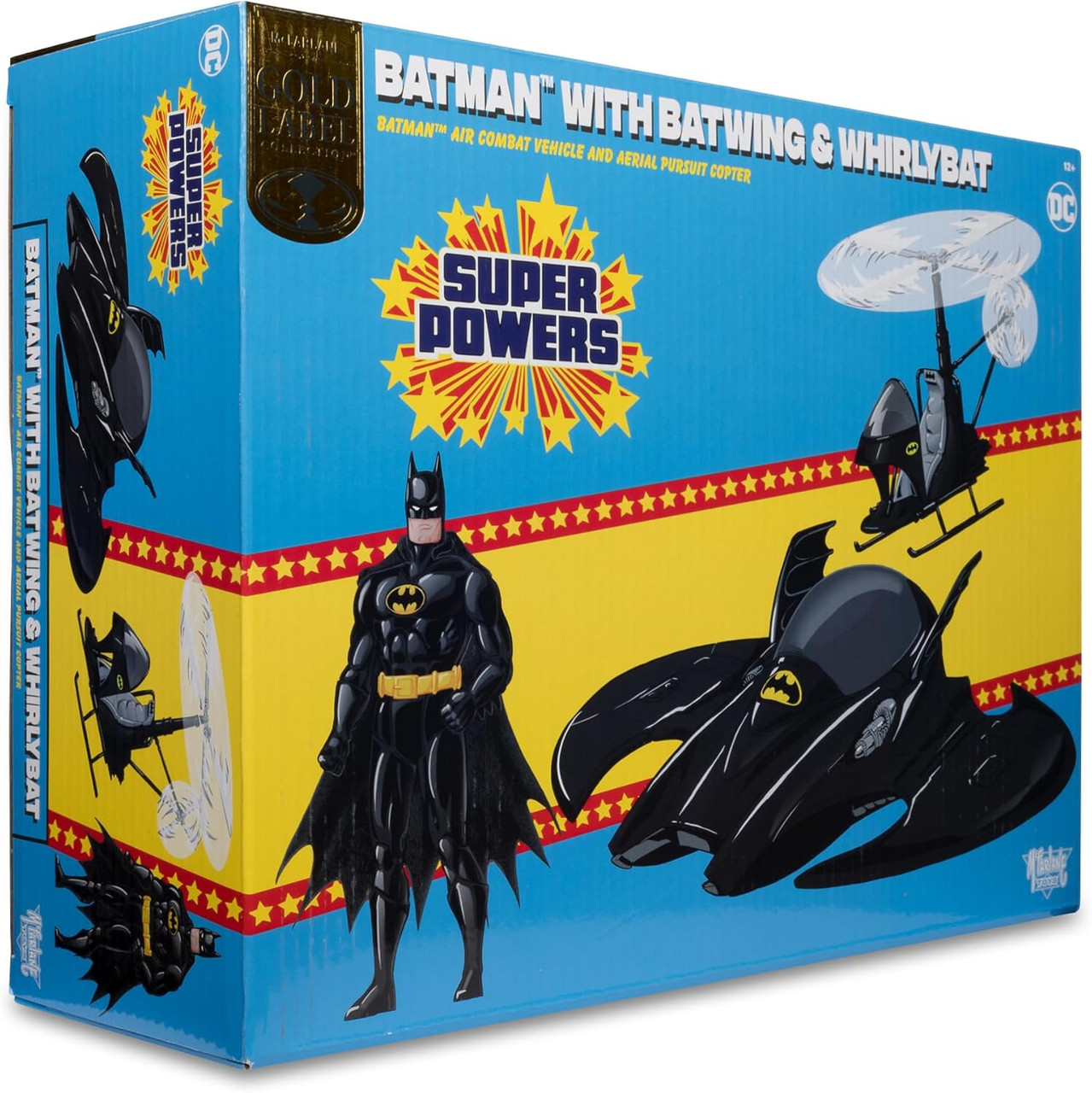 McFarlane Toys - DC Super Powers Batman with Batwing and Whirlybat