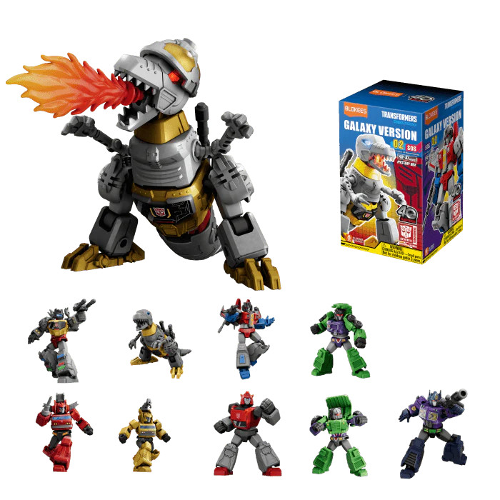 Blokees Figures Transformers Galaxy Version 02 SOS DEALERS CASE OF